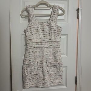 NWT Olivaceous Tweed Mini Dress Size M